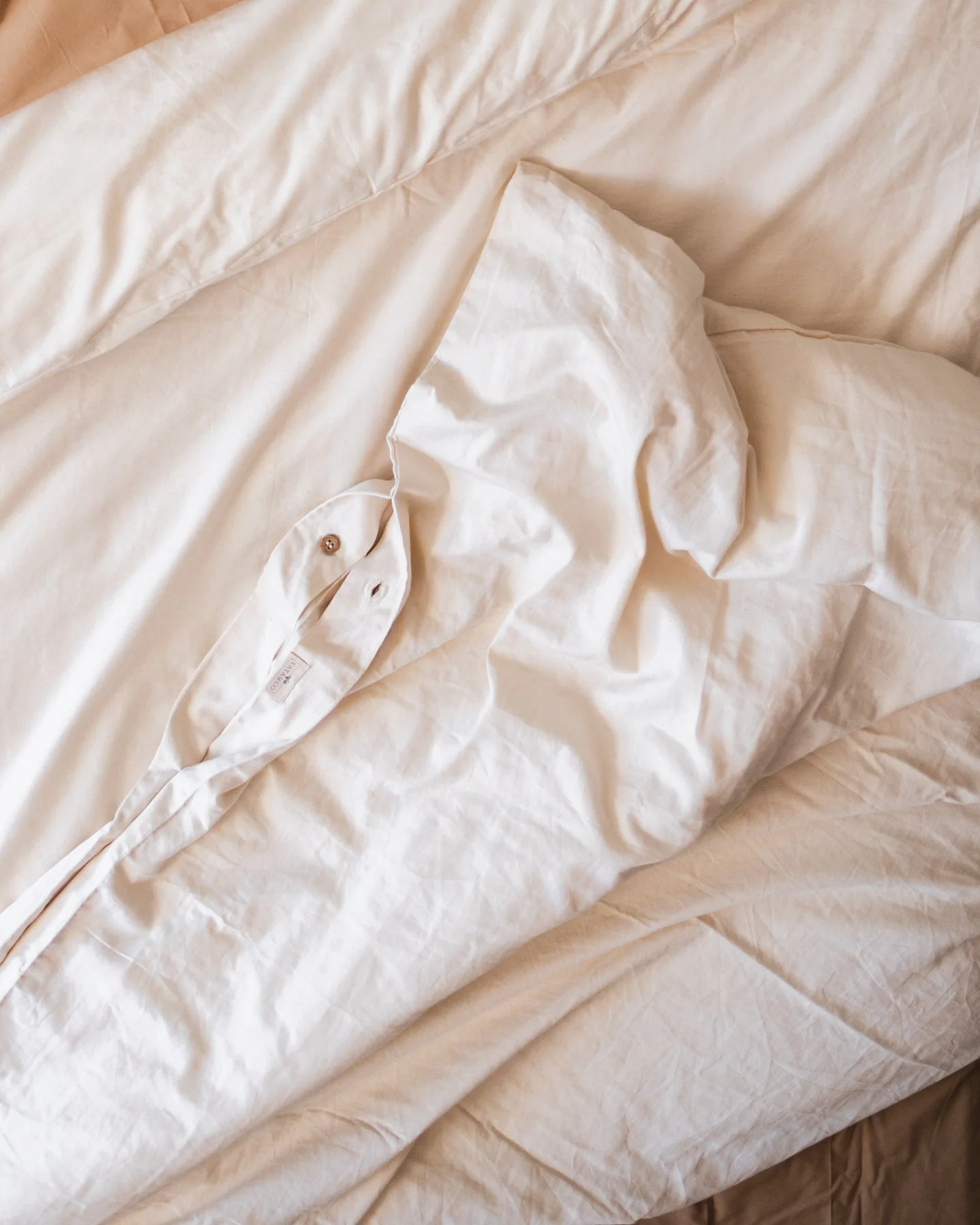 Audrey Organic Relaxed Sateen Cotton Duvet Cover - 600TC - Image 3