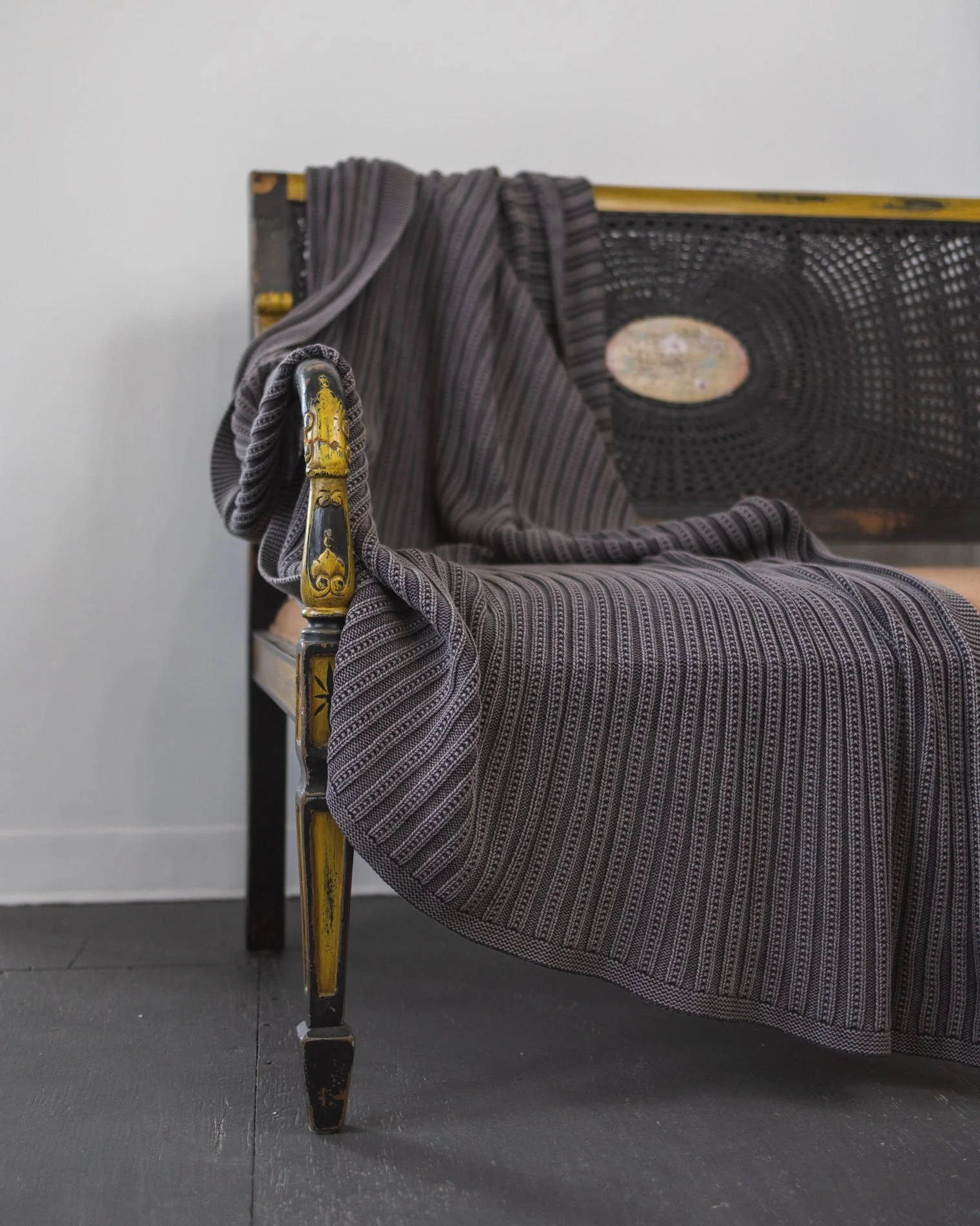 Brooklyn Organic Cotton Knit Throw Blanket - Image 6