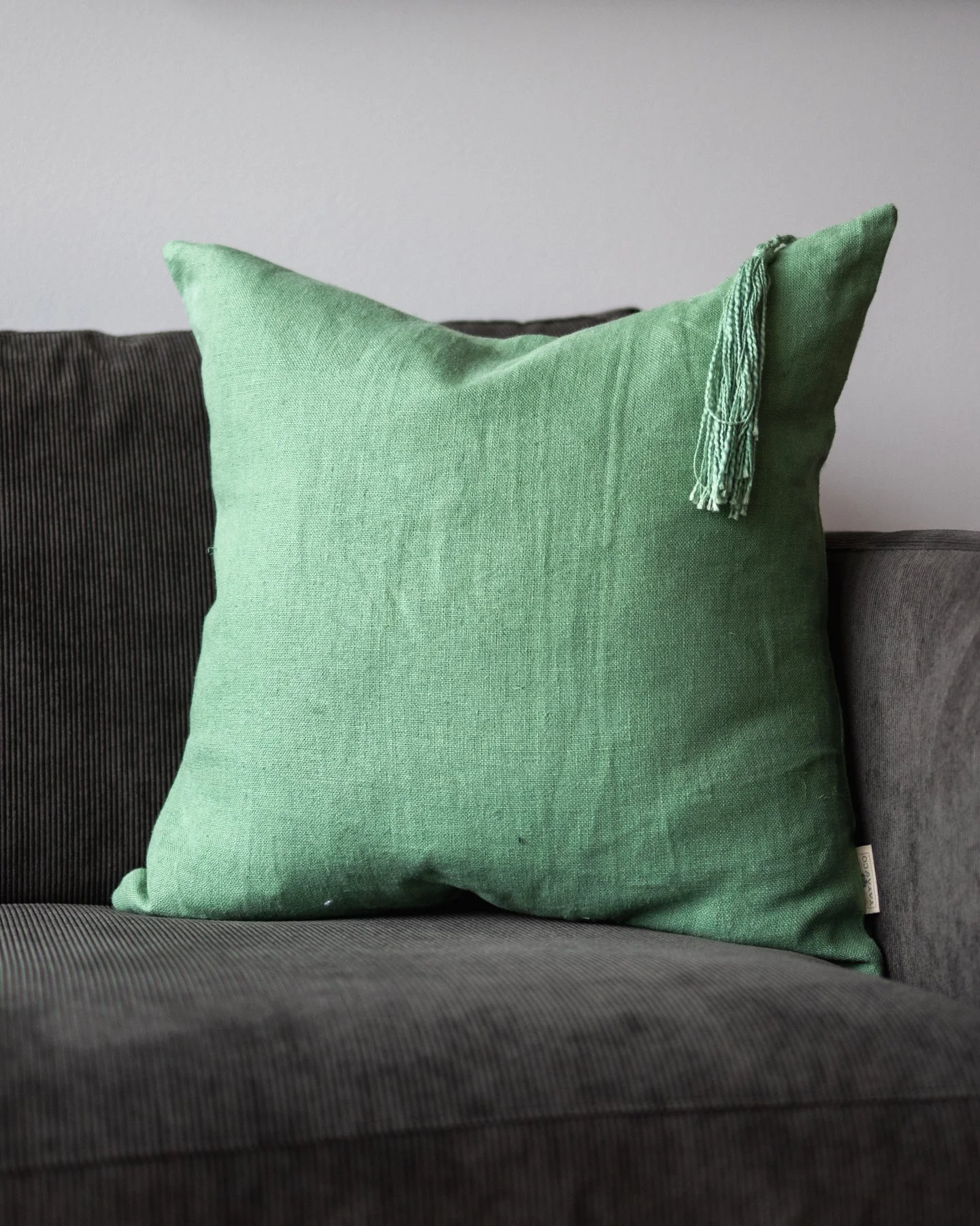 Chiara Organic Linen Throw Pillow - Image 11