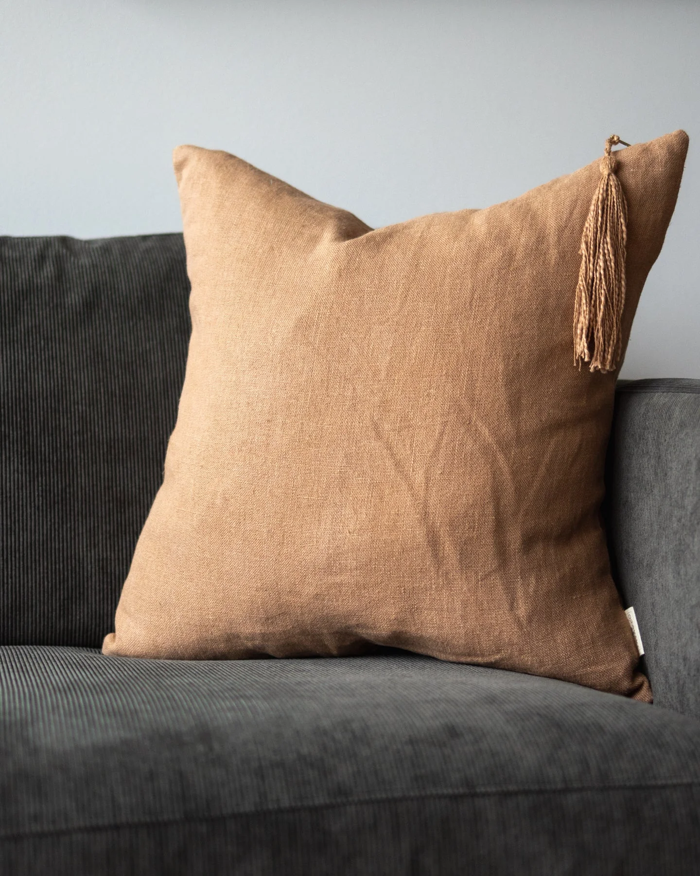 Chiara Organic Linen Throw Pillow - Image 14