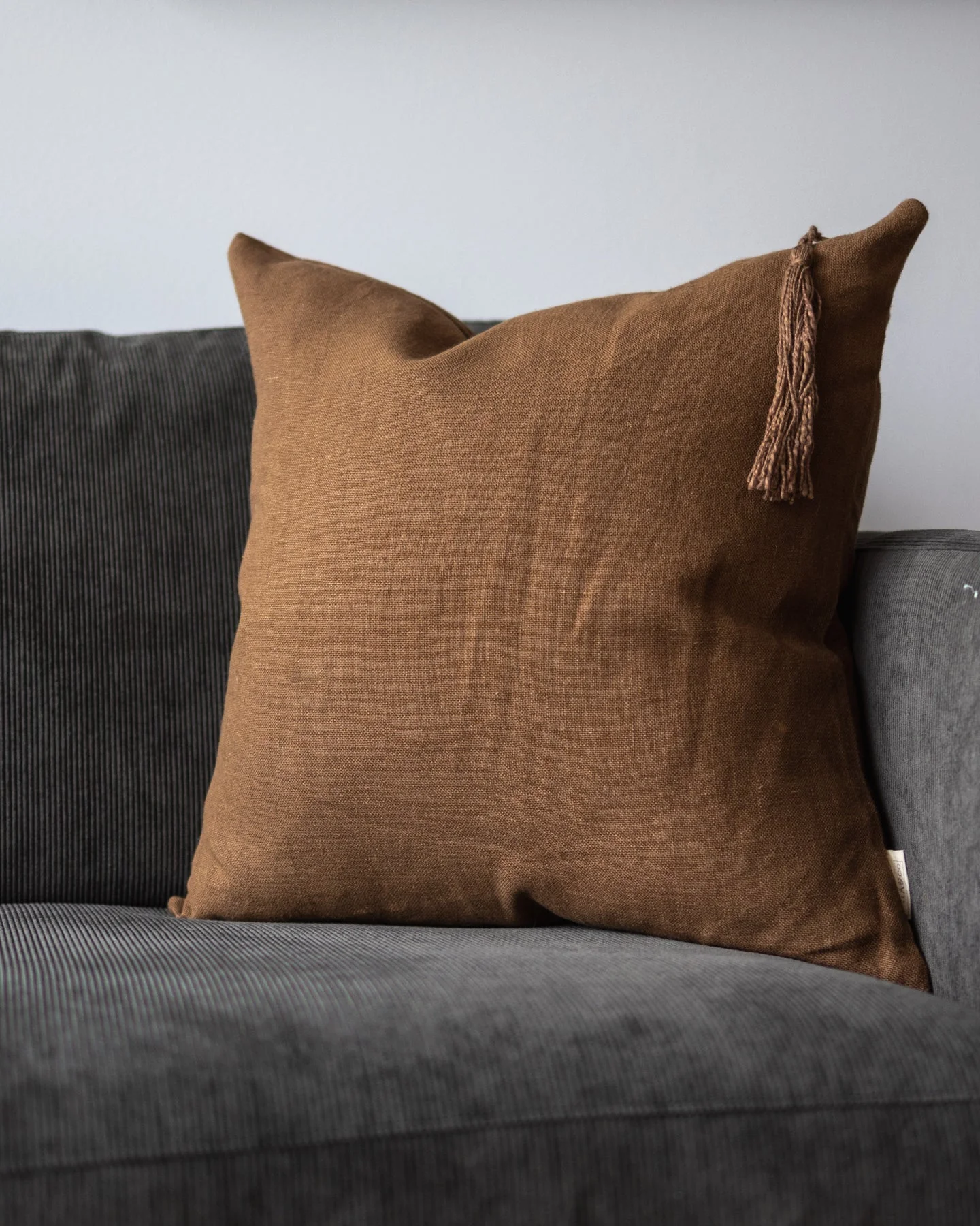 Chiara Organic Linen Throw Pillow - Image 20