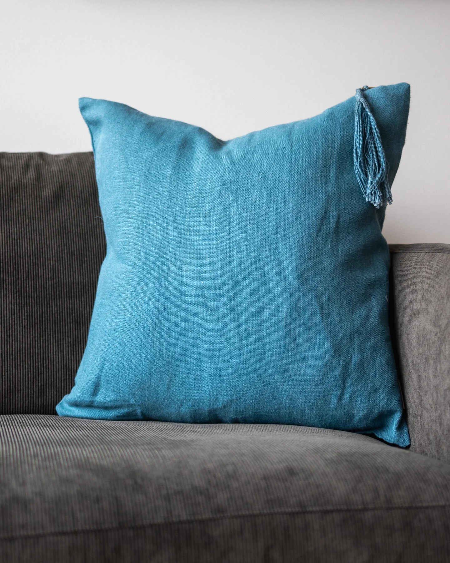 Chiara Organic Linen Throw Pillow - Image 8