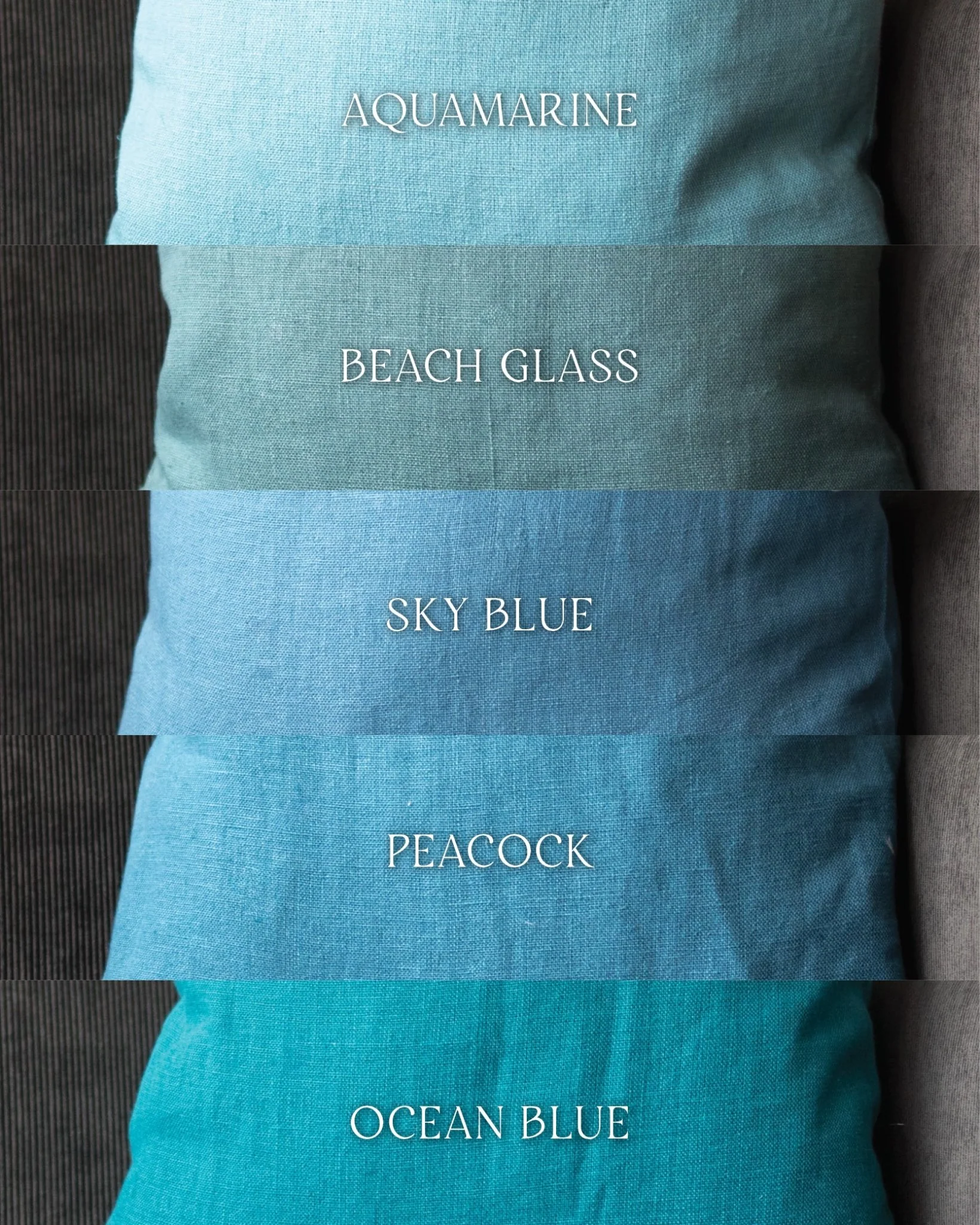 Chiara Organic Linen Throw Pillow - Image 9