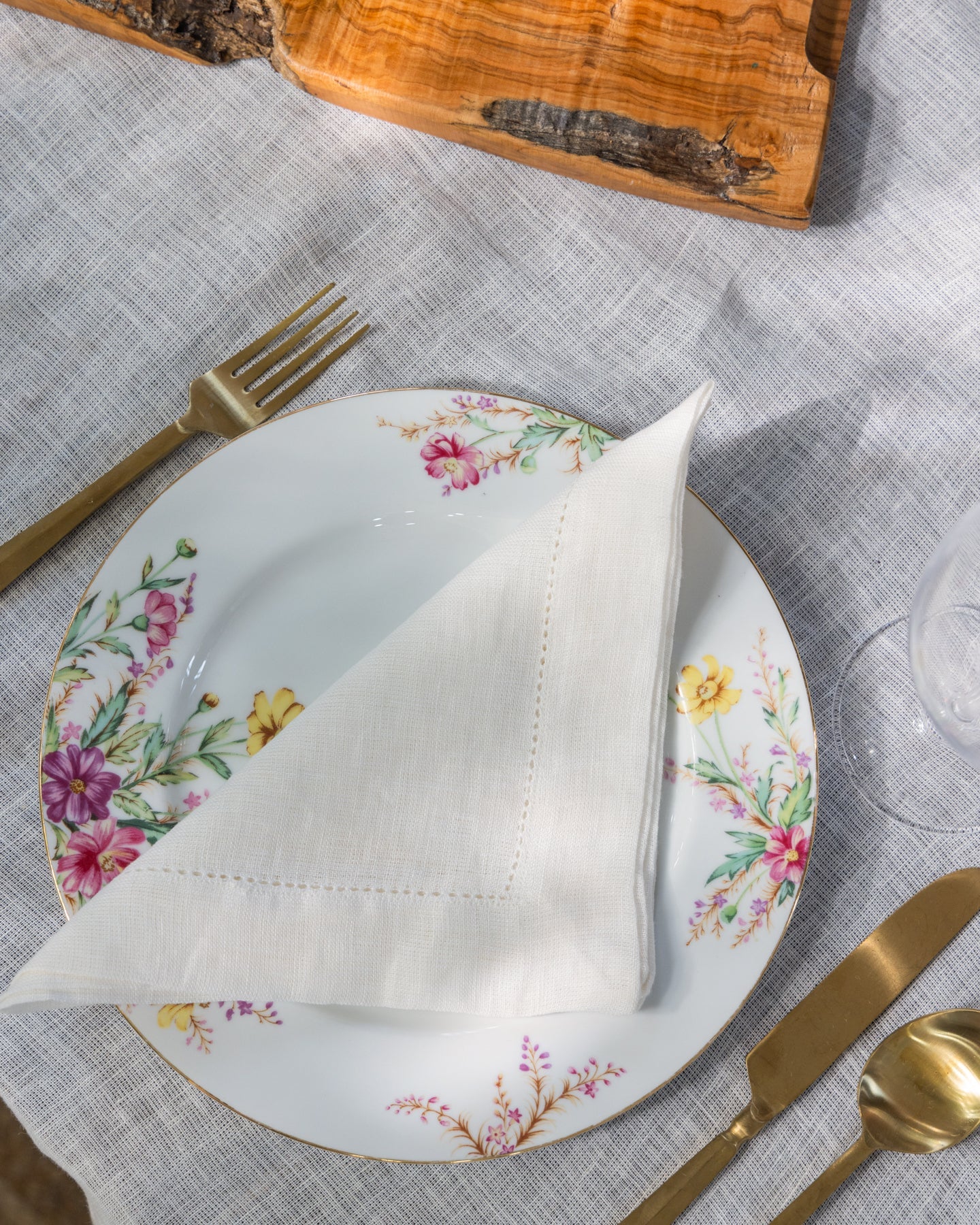Jolie Organic Linen Oxford Napkins - Image 3