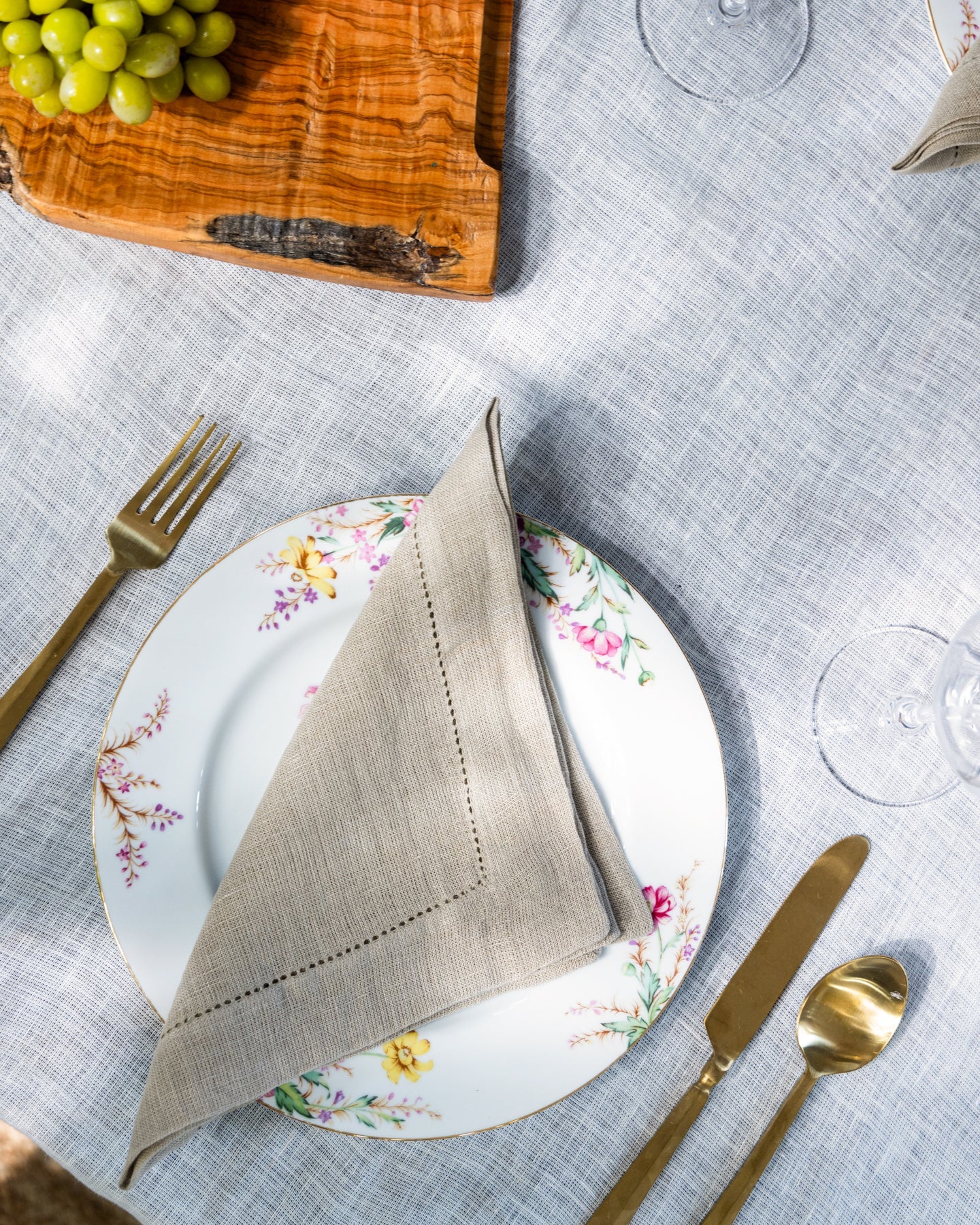 Jolie Organic Linen Oxford Napkins - Image 7
