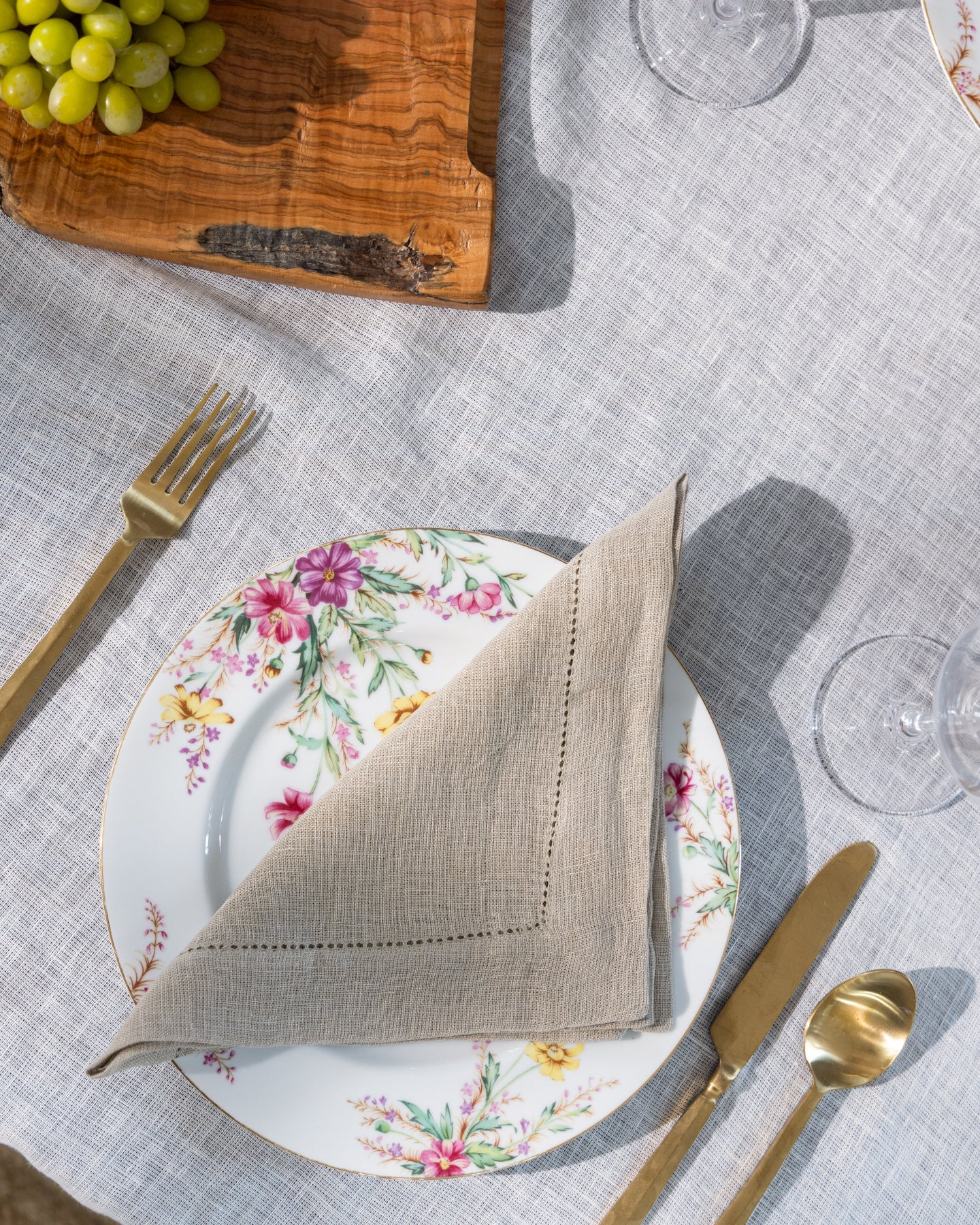 Jolie Organic Linen Oxford Napkins - Image 8