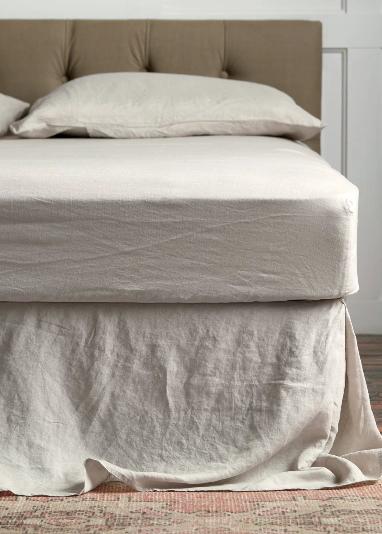 Sofia Organic Belgian Flax Linen Bedding Set with Ties - Image 6