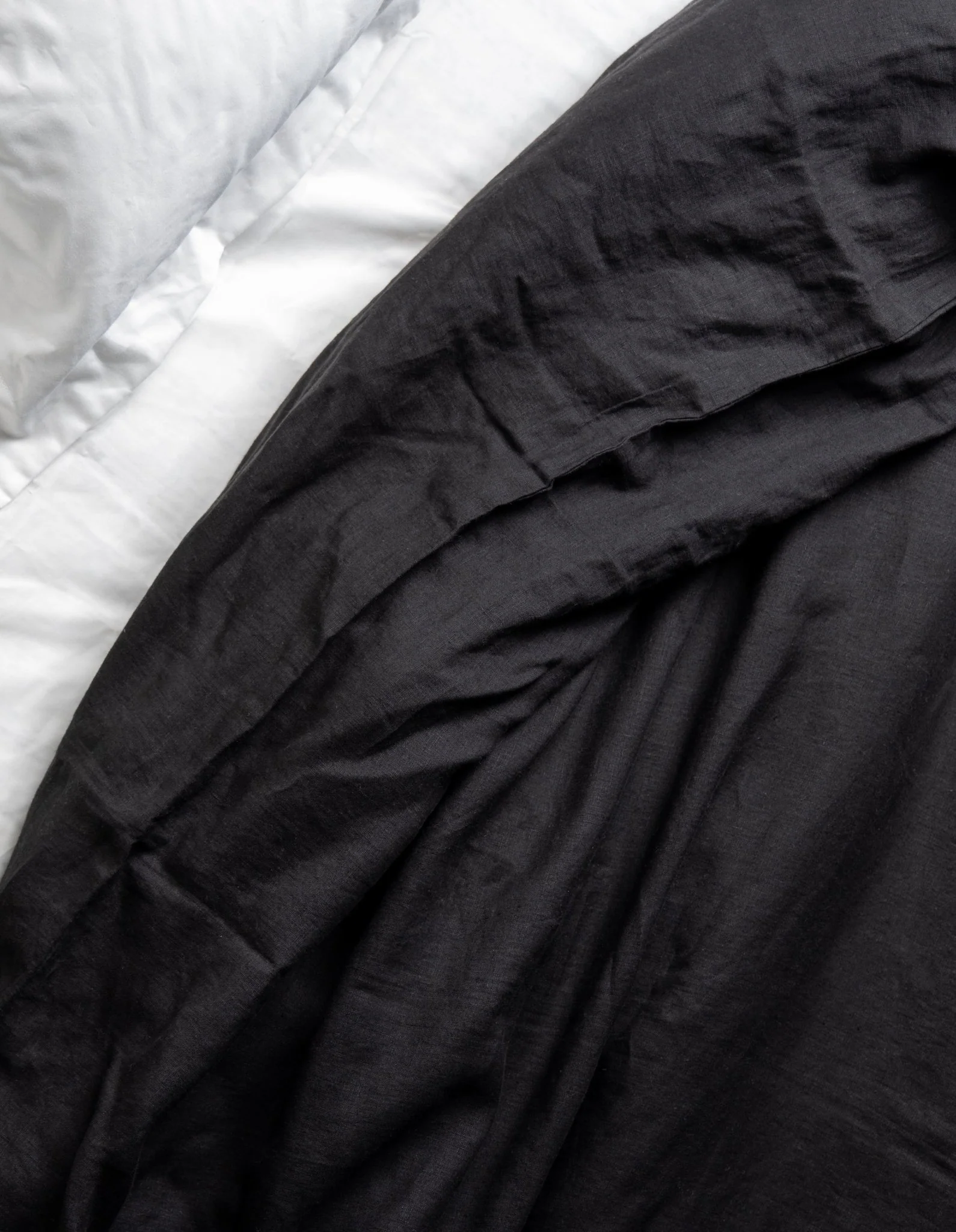 Sofia Reversible Organic Belgian Flax Linen Duvet Cover Set - Image 13