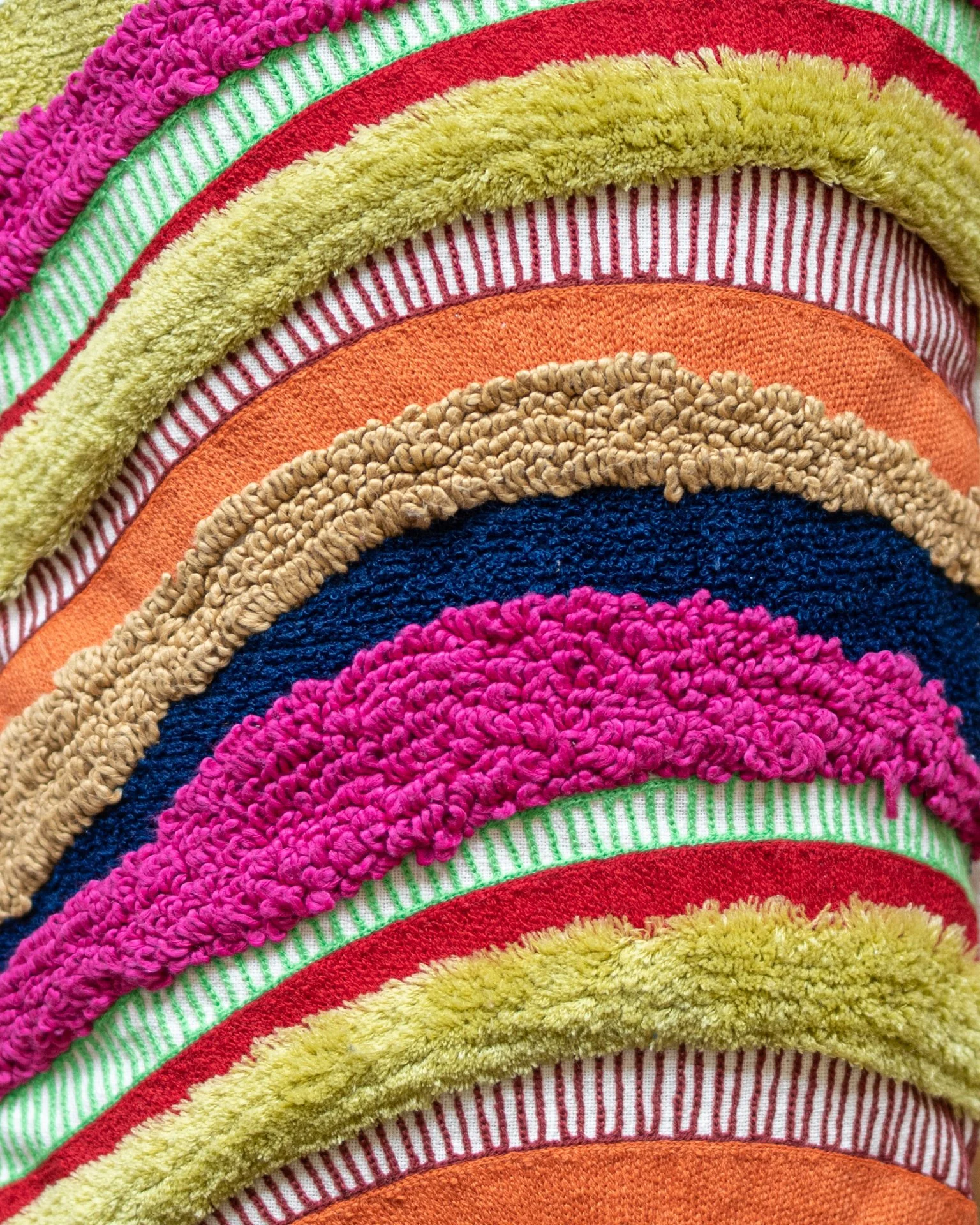 Zola Organic Cotton Abstract Lumbar Pillow - Image 3